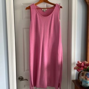 St. John pink sleeveless dress